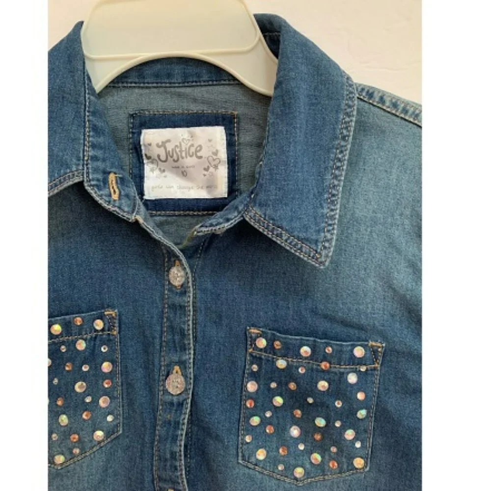 The Children's Place Girls Denim shirt